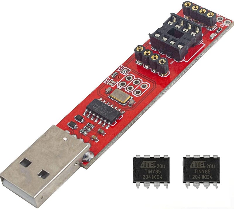 Tiny AVR Progammer Included 2pcs ATTINY85-20PU DIP8 (Tiny Programmer with ATTINY85-20PU 2pcs)